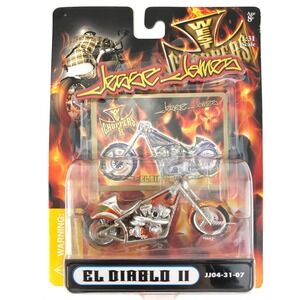 Jesse‎ James West Coast Chopper EL DIABLO II Custom Motorcycle Bike Orange 1/31
